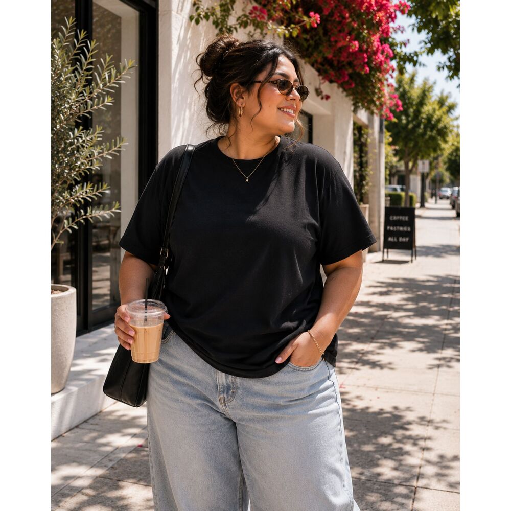 No Boundaries Black Basic Tee XXL